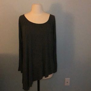 DKNY Jeans Long Sleeve Asymmetrical Shirt